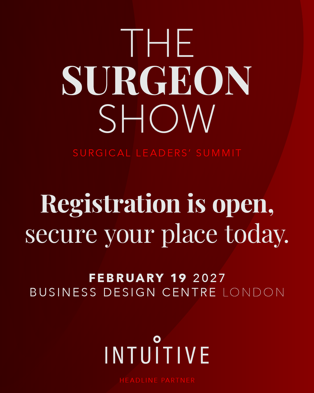 The Surgeon Show to bring senior clinical and healthcare leaders together in London